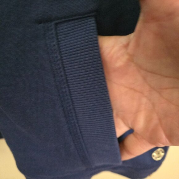 Lilly Pulitzer NWT Beach Comber Pullover Low Tide Navy Luxletic Size XXL - Picture 8 of 14